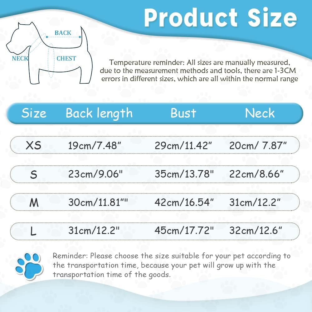 Extra Small Dog Clothes, Dog Clothes for Small Dogs Boy Girl Dog Tshirt for Small Dogs Boy Chihuahua Teacup Yorkie Clothes Puppy Outfits Tiny Dog Shirts (X-Small)