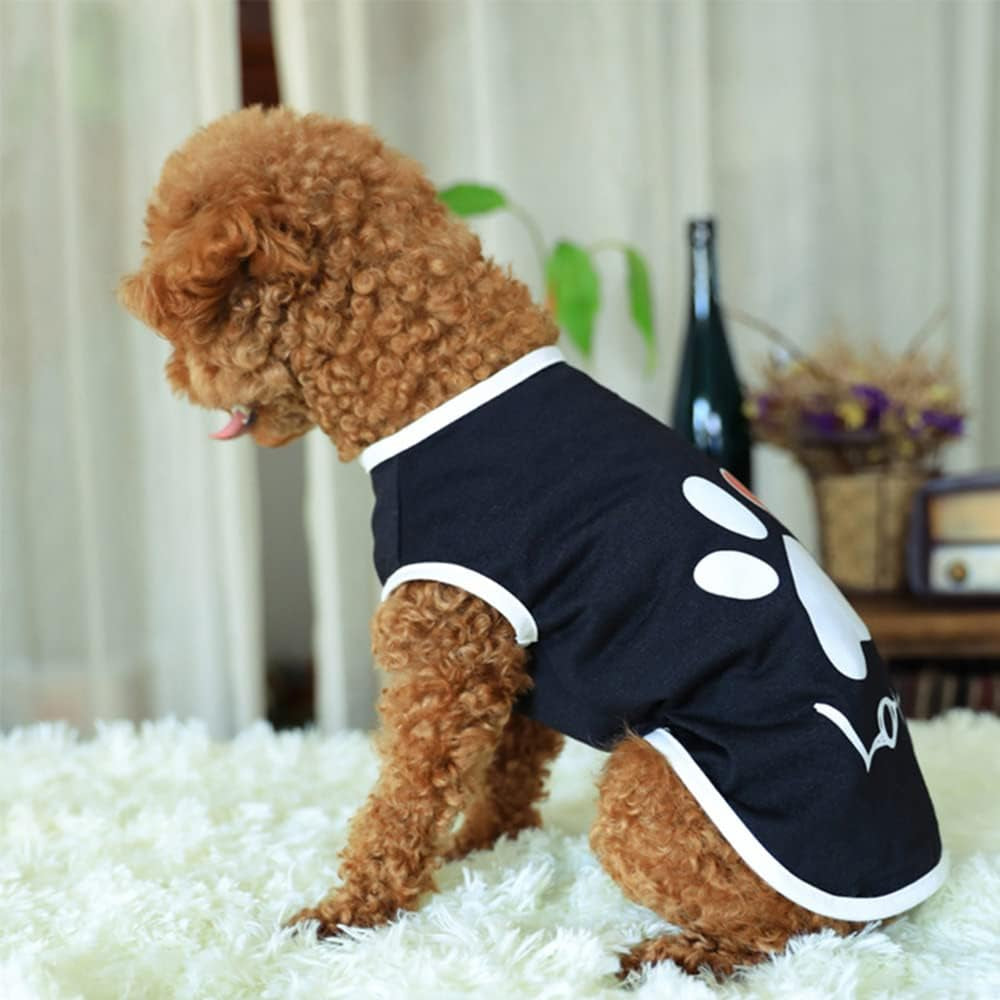 4 Pieces Thanksgiving Dog Clothes Pet Puppy Shirt Vest Cute Warm Clothing I Love Mommy'S Yorkie Chihuahua Outfit Cat Doggie Costumes (X-Small/2.0-3.3 LB)