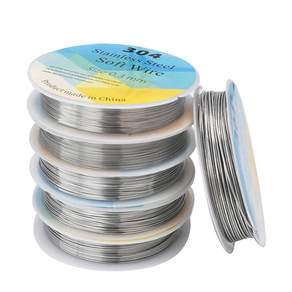 20,22,24,28 Gauge 304 Stainless Steel Wire Craft Bailing Wire Sculpting Wire for Jewelry Making