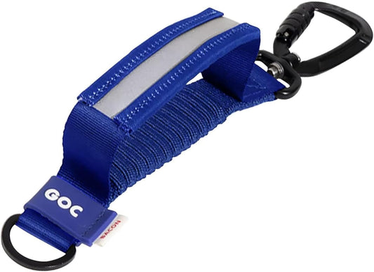 Short Bungee Dog Leash Extension for Large Medium Small Long Dogs, Shock Absorbing Dog Leash Extender, Tactical Dog Leash, Dogs Stress Reliever from Walking and Running - Blue