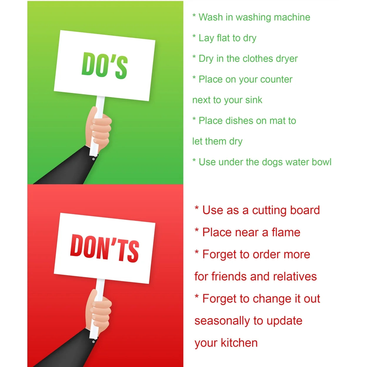 French Bulldog Poinsetta Wreath Dish Drying Mat