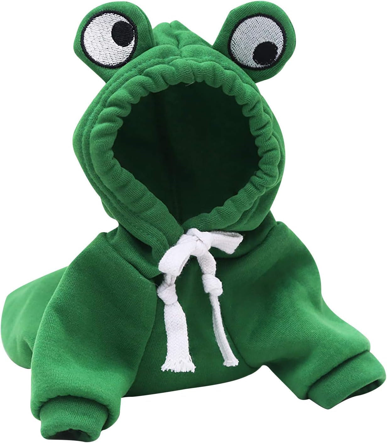 Dog Costumes,Hoodies Casual Pets Dog Clothes Warm Coat Jacket Clothing for Dogs Cosplay Pineapple Frog (Green,Xxl)