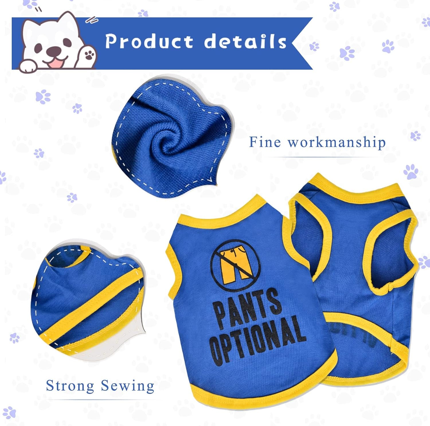 Extra Small Puppy Clothes Dog Clothes for Small Dogs Boy Girl Chihuahua Teacup Yorkie Clothes Puppy Outfits Dog Tshirt for Small Dogs Boy Tiny Dog Shirts Dog Apparel & Accessories (XS)