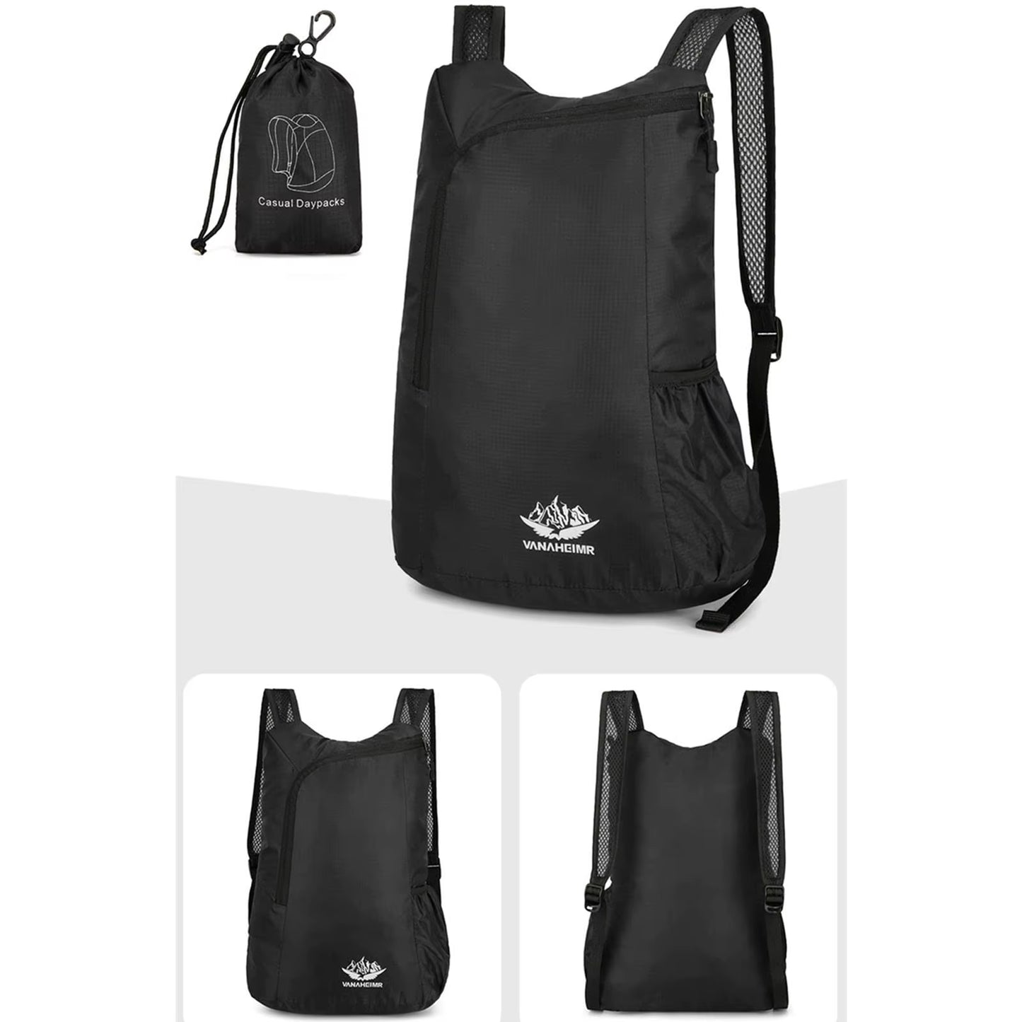 Ultralight Folding Bag Men Women Waterproof High-Volume Portable Backpack Lightweight Travel Bags Outdoor Sports Daypack