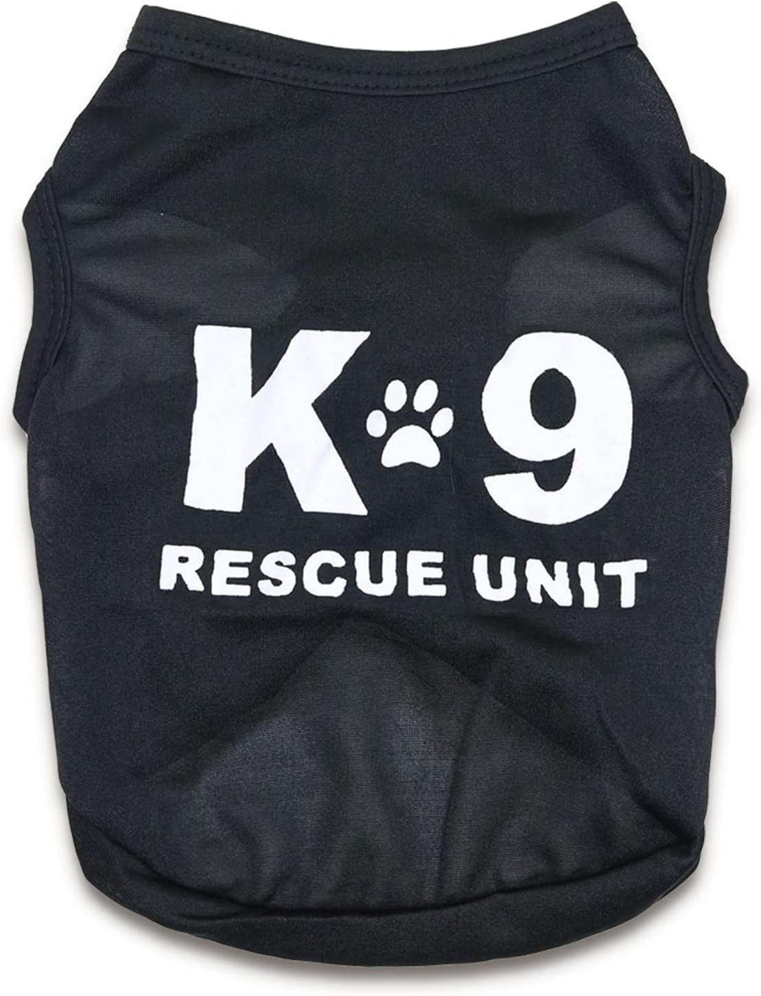 2 Packs Puppy Clothes for Small Dog Boy Summer Shirt for Chihuahua Yorkies Male Pet Outfits Cat Clothing Black Security Vest Funny Apparel, Medium