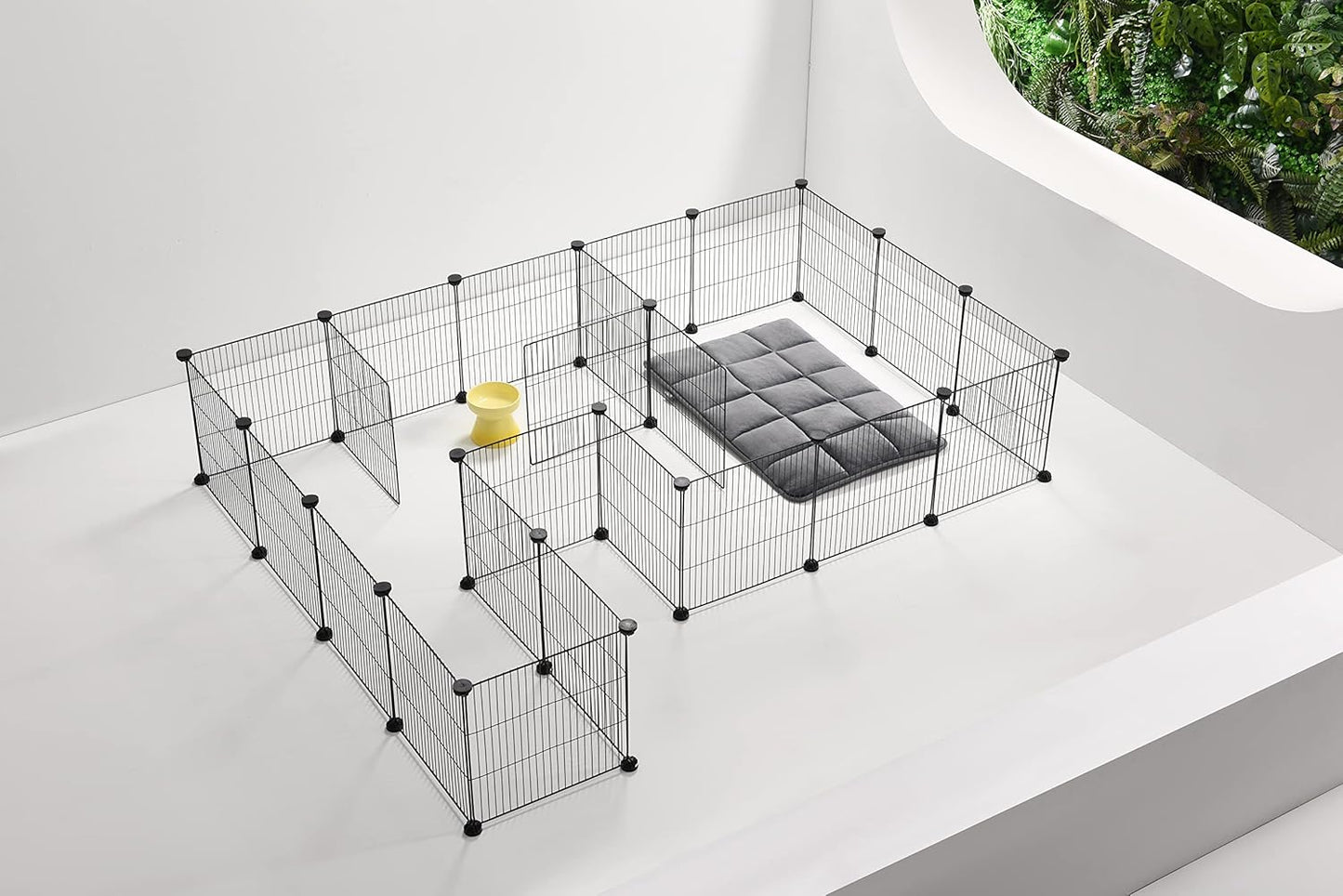 Guinea Pig Cages Small Animal Playpen, Small Animal Cage for Indoor Outdoor Use, Portable Metal Wire Yard Fence for Guinea Pigs, Bunny, Turtle, Hamster, 12 Panels(13.8X13.8)