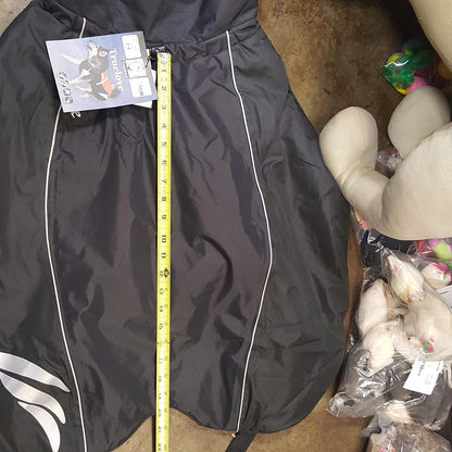 Mt. Tallac Winter Dog Coat - Technical Jacket Is Waterproof, Windproof, Reflective, Insulated with Thick Fleece Lining, and Easily Adjustable to Small or Deep Chested Dogs. (24" - 60Cm, Black)