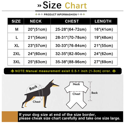 Warm Big Dog Clothes Waterproof Pet Large Dog Jacket Coat Winter Dogs Pets Clothing for French Bulldog Puppy Ropa Perro M-3XL
