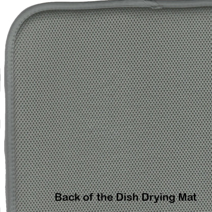 French Bulldog the Chef Dish Drying Mat