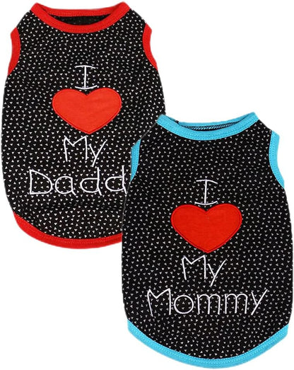 Extra Small Dog Clothes, Dog Clothes for Small Dogs Boy Girl Dog Tshirt for Small Dogs Boy Chihuahua Teacup Yorkie Clothes Puppy Outfits Tiny Dog Shirts (X-Small)