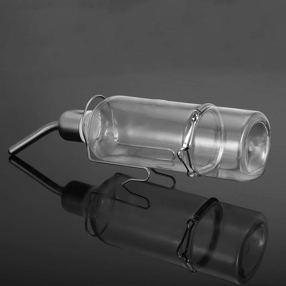 Pet Water Dispenser Automatic Pet Water Feeder Pet Hanging Water Feeding Bottle Hamster Water Bottle Water Feeder for Birds with Stainless Steel Ball Nipple