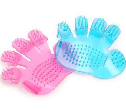 Ultimate Pet Grooming Glove: Adjustable Finger Brush For Cats And Dogs