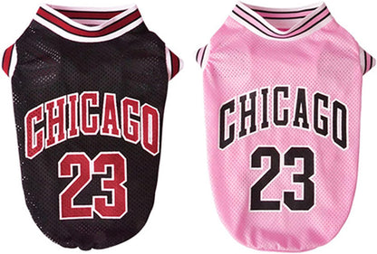 Dog Basketball Jersey Clothes Boy Girl Dog Pet Vest Clothes Puppy Shirt Apparel Cute Outfit Summer Fashion Cotton Dog Tshirt Female for Large Dogs, Medium & Small Chihuahua,Yorkies