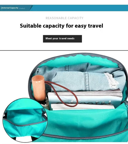 Ultralight Folding Bag Men Women Waterproof High-Volume Portable Backpack Lightweight Travel Bags Outdoor Sports Daypack