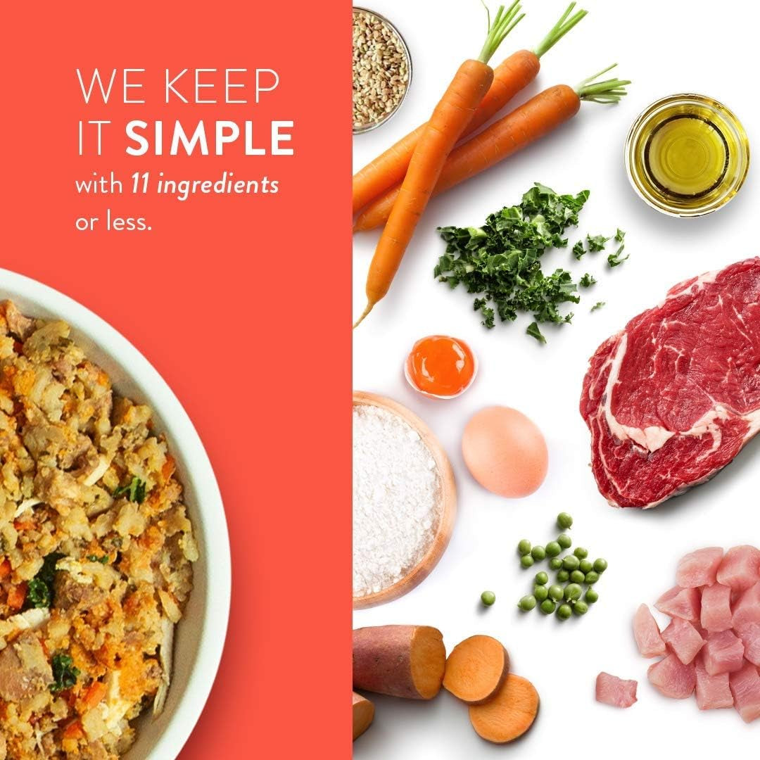 Hopkin'S Pork 'N' Potato All Natural Dog Food, Fully Cooked Microwavable Meal Pouches, Grain & Gluten-Free, USA Made, 4 Pack (4 X 9Oz)