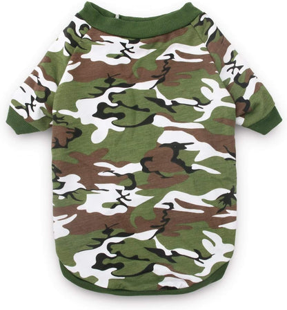 Camo Dog Clothes for Large Dogs Boy, XL, Green