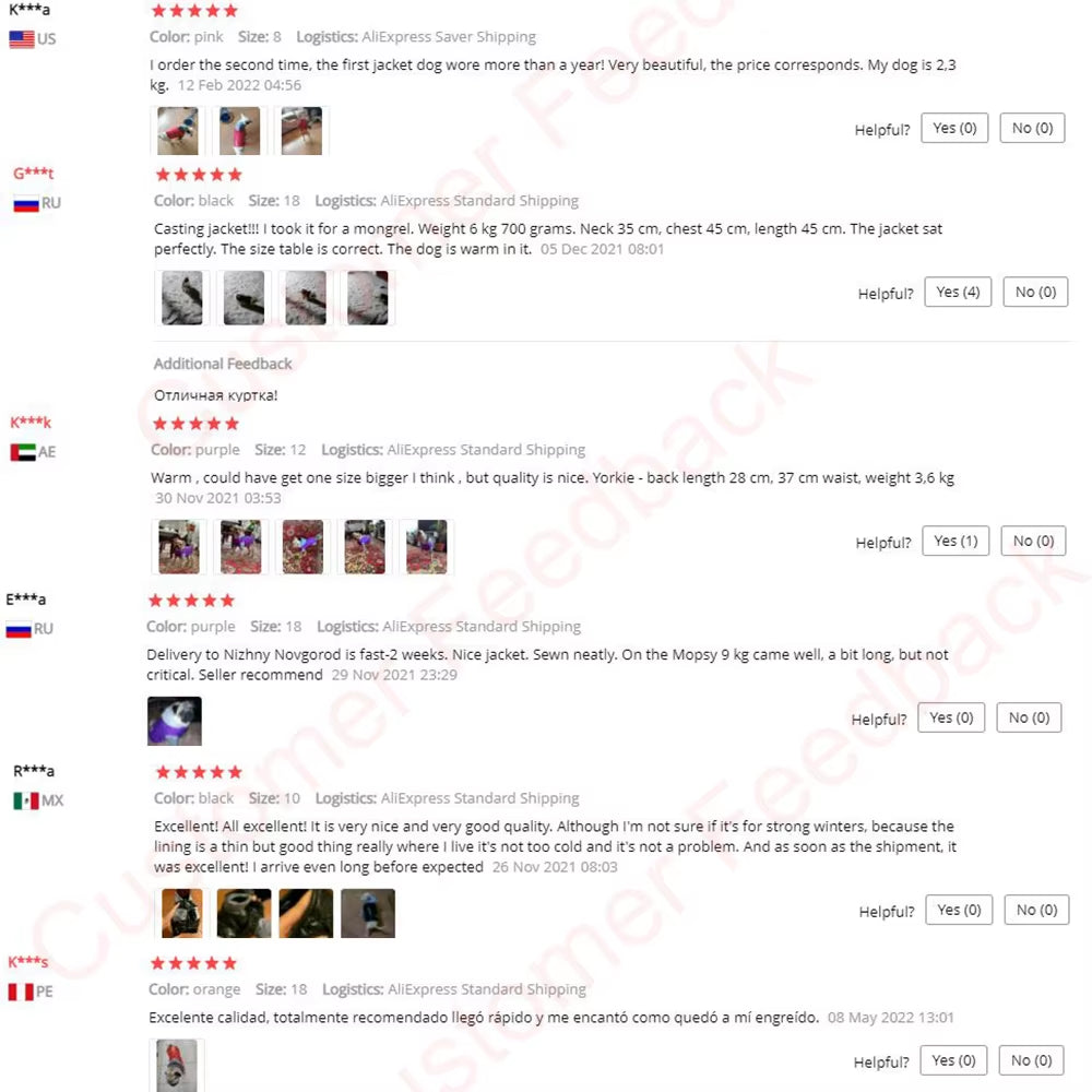 Soft Warm Winter Dog Jacket Fleece Hoodies for Small Medium Dogs Chihuahua French Bulldog Pug Clothes Cats Coat Pet Ropa Perros