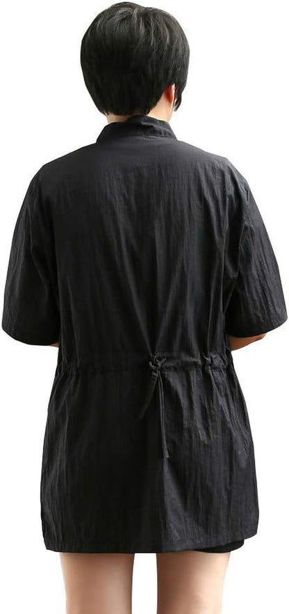 Grooming Smock,Anti-Static Smock for Dog Cat Barber Apron for Hair Salon,Workwear Barber for Women Men Pet Grooming Smock