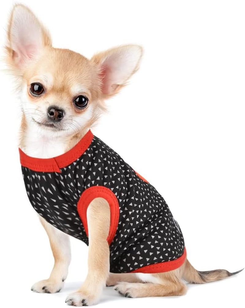Extra Small Dog Clothes, Dog Clothes for Small Dogs Boy Girl Dog Tshirt for Small Dogs Boy Chihuahua Teacup Yorkie Clothes Puppy Outfits Tiny Dog Shirts (X-Small)