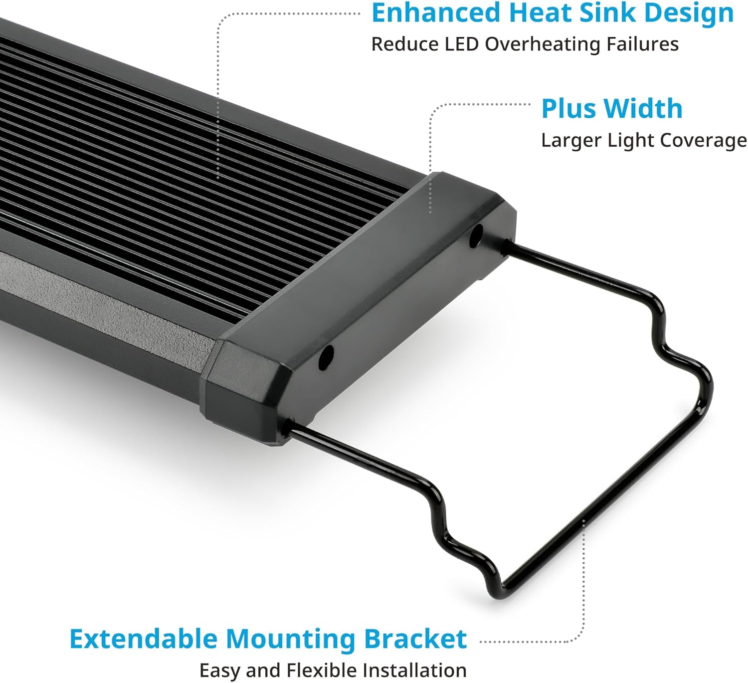 Classicled plus LED Aquarium Light with Timer, 32 Watts, for 48 to 54 Inch Fish Tank Light, Daylight and Moonlight Cycle