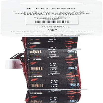 Friends TV Show Dog Leash - Iconic Graphics, 48 Inch, Easily Attaches to Collar or Harness