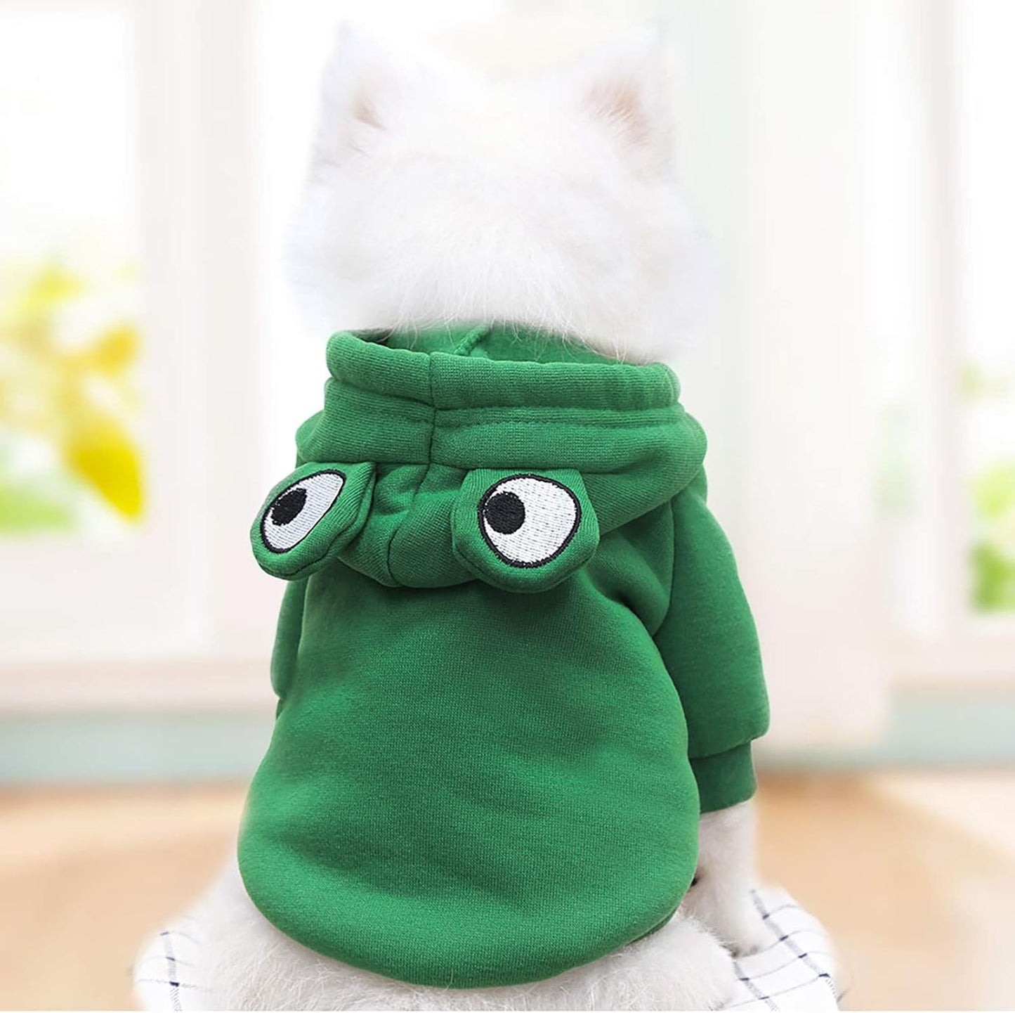 Dog Costumes,Hoodies Casual Pets Dog Clothes Warm Coat Jacket Clothing for Dogs Cosplay Pineapple Frog (Green,Xxl)