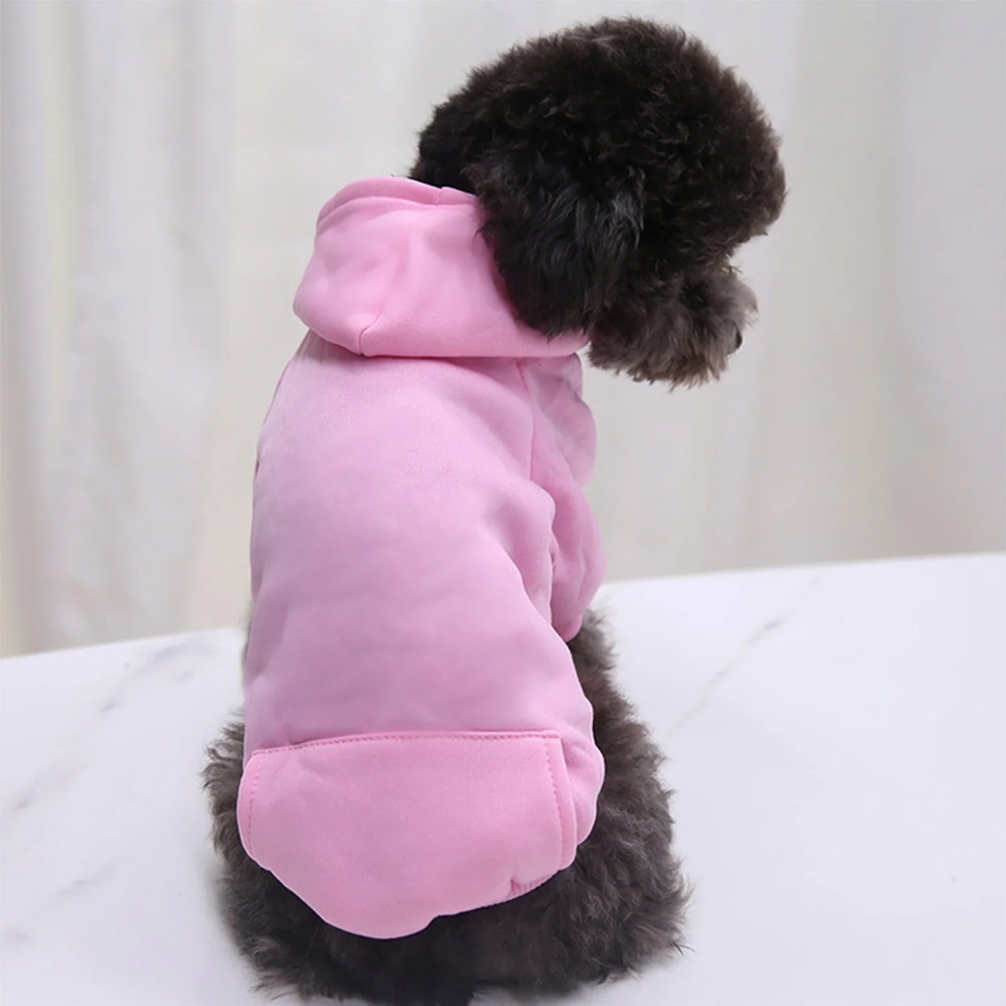 Dog Hoodie with Pocket - Fall Winter Warm Sweater Puppy Clothes Boy Dog Clothes Large Size Dog for Small Medium Dogs X Small Dog Clothes Boy Girl Girl Dog Clothes Winter Coats Dog Clothes