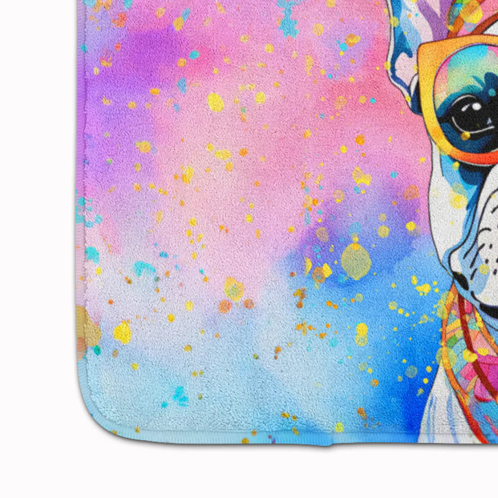 French Bulldog Hippie Dawg Memory Foam Kitchen Mat