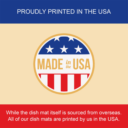 French Bulldog the Chef Dish Drying Mat